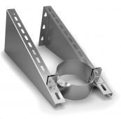 Кронштейн-хомут L500 TMF ф215, с регулировкой