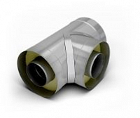 Тройник-сэндвич 90 TMF СУПЕР ф200/300, 0,8/0,5мм, нн