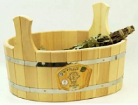 Шайка 17 литров кедр